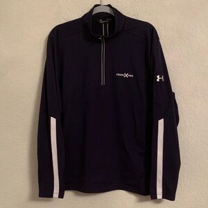 Under Armour HarvXtra Navy Lightweight Jacket 1/4 Zip Size XL